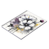 Kosmos - Aquarellblumen Notizblock (Linke Seite)