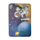 Kosmos Badematte (Vorderseite Vertikal)