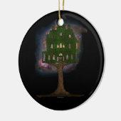 Kosmos-Baum-Haus Keramikornament (Links)