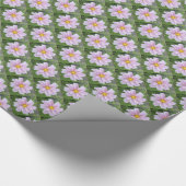 Kosmos - Blassrosa und Grün — ECHO-DRUCK Geschenkpapier (Ecke)