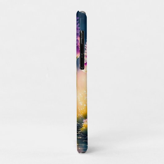 Kosmos blüht Kunstwerk Case-Mate iPhone Hülle (Hinten/Links)