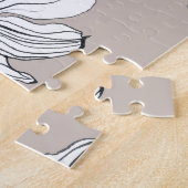 Kosmos Blume: Botanisches Zeichnend Muster. Puzzle (Seite)