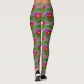 Kosmos Blume Natur Abstraktes Muster Leggings (Rückseite)