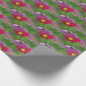 Kosmos Blume Naturmuster Geschenkpapier (Ecke)