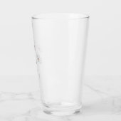 Kosmos-Blumendesign - Minimalistische feine Linie Glas (Links)