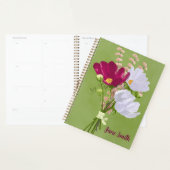 Kosmos-Blumenstrauß-Planer in Rosa und Weiß Planer (Anzeige)