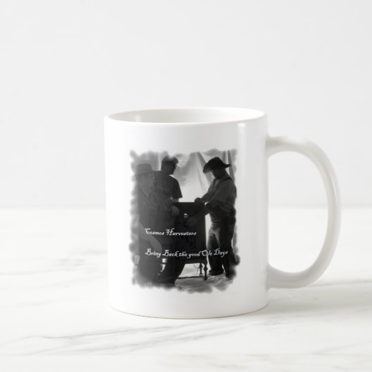 Kosmos-Erntemaschinen-Krawatte Kaffeetasse (Rechts)