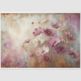 Kosmos Flora und Fauna Dekoupage Seidenpapier