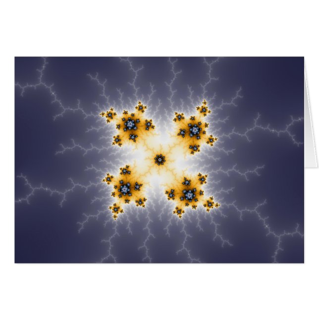 Kosmos - Fraktal Card (Vorderseite (Horizontal))