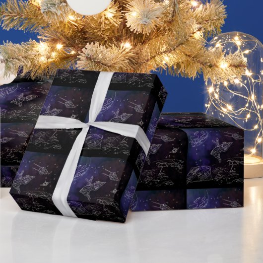 Kosmos Geschenkpapier (Feiertage)