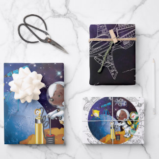 Kosmos Geschenkpapier Set