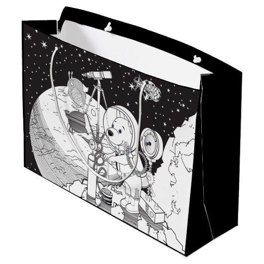 Kosmos Große Geschenktüte (Rückseite Schrägansicht)