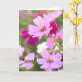 Kosmos [Grußkarte] Karte (Gelbe Blume)