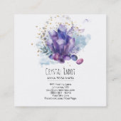 *~* Kosmos hat das psychische Quadratische Visitenkarte (Rückseite)