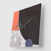 Kosmos II Quadratische Wanduhr (Winkel)