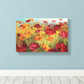 Kosmos im Feld Leinwanddruck (Insitu (Holzboden))