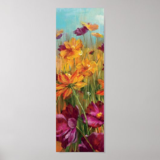 Kosmos im Feld Poster (Vorne)