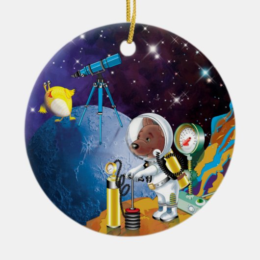 Kosmos Keramik Ornament (Vorne)