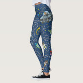 Kosmos-Kosmonautenrakete Leggings (Links)