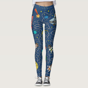 Kosmos-Kosmonautenrakete Leggings