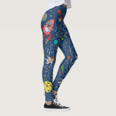 Kosmos-Kosmonautenrakete Leggings (Rechts)