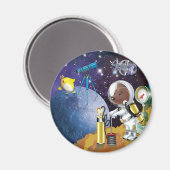 Kosmos Magnet (Vorderseite/Rückseite)