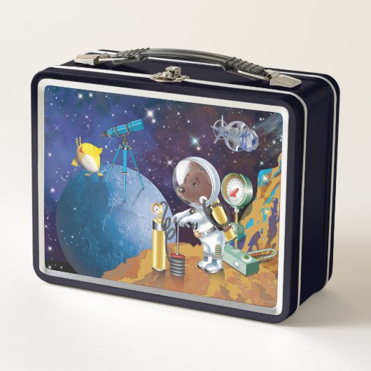 Kosmos Metall Brotdose (Vorderseite)