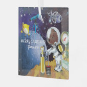 Kosmos Ornament Aus Glas (Vorderseite links)