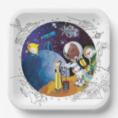 Kosmos Pappteller (Vorderseite)