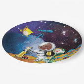 Kosmos Pappteller (Schrägansicht)