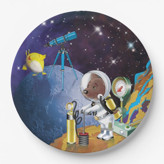 Kosmos Pappteller (Vorderseite)