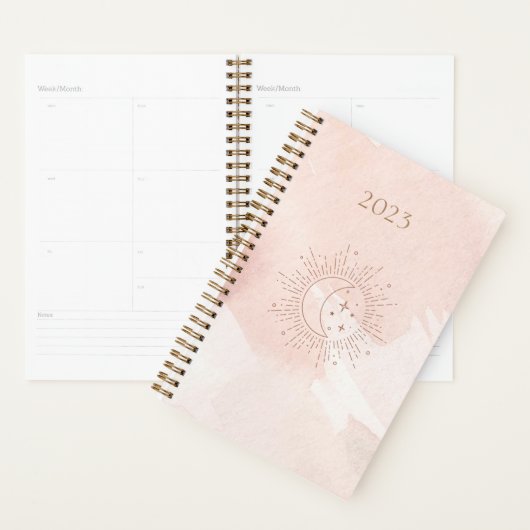 Kosmos-Planer 2023 | Light Pink Moon & Star Planer (Anzeige)