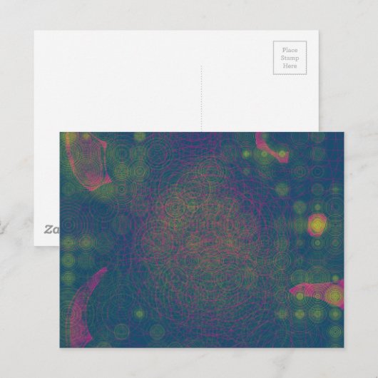 Kosmos Postkarte (Vorne/Hinten)