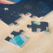 Kosmos-Raum: Handgezeichnet Puzzle (Seite)