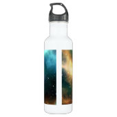 Kosmos Space Galaxy Gute Bilder nur Zitat Edelstahlflasche (Rückseite)