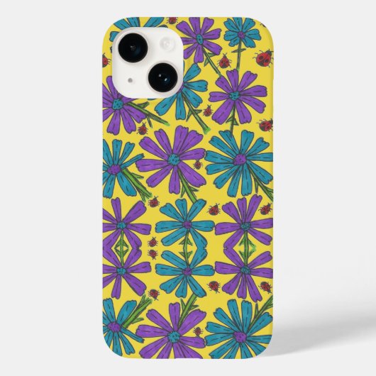 Kosmos und Lady Bugs Case-Mate iPhone Hülle (Rückseite)