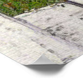 Kosmos und Picketzaun Poster (Ecke)