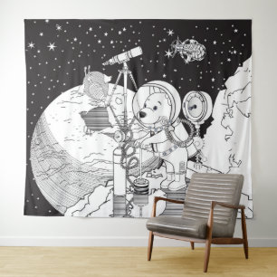 Kosmos Wandteppich