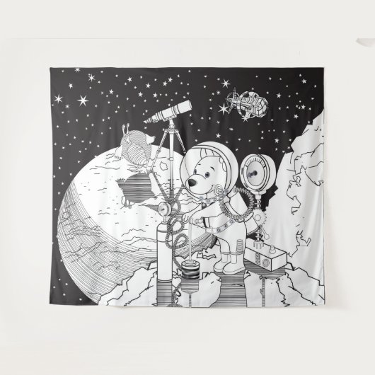 Kosmos Wandteppich (Vorderseite (Horizontal))