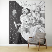 Kosmos Wandteppich (Beispiel)