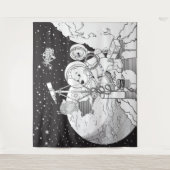 Kosmos Wandteppich (Vorderseite)