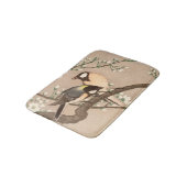 Koson Bird Chickadee Songbird Badematte (Schrägansicht)