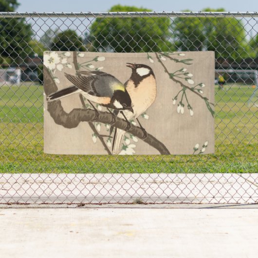 Koson Bird Chickadee Songbird Banner (Insitu)
