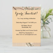 Koson Bird Chickadee Songbird Einladung (Stehend Vorderseite)