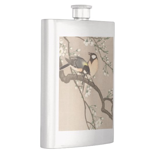 Koson Bird Chickadee Songbird Flachmann (Rechts)