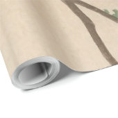 Koson Bird Chickadee Songbird Geschenkpapier (Rolleneckpunkt)