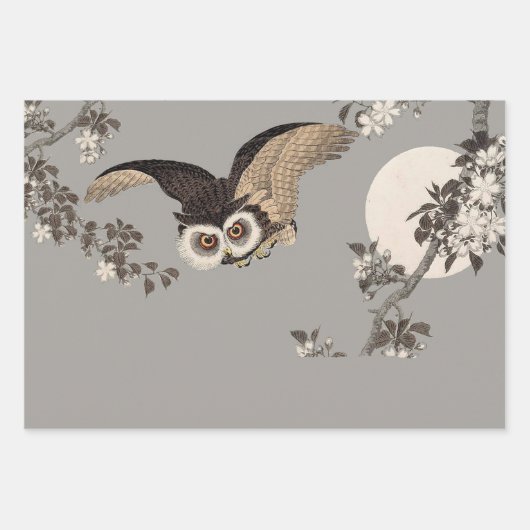 Koson Bird Chickadee Songbird Geschenkpapier Set (Vorderseite 3)