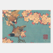 Koson Bird Chickadee Songbird Geschenkpapier Set (Vorderseite 2)