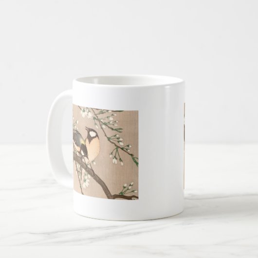 Koson Bird Chickadee Songbird Kaffeetasse (Vorderseite Links)