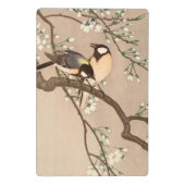 Koson Bird Chickadee Songbird Mini Klemmbrett (Rückseite)